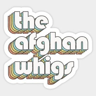 The Afghan Whigs / Rainbow Vintage Sticker